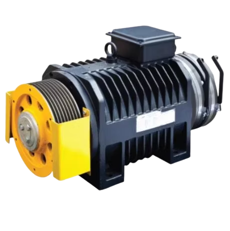 Gearless PMSM traction machine